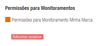 Adicionar Permissões em Monitoramento específico