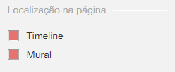 Selecionar por localização na página do Facebook