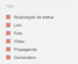 Selecionar por tipo de postagem