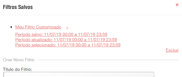 Criar Novo Filtro