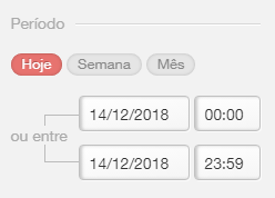 Como selecionar o período dos dados