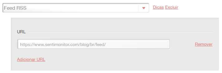 Cadastro de Feed RSS