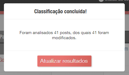 Classificação em Massa concluida
