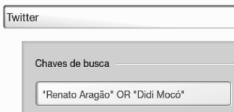 Cadastro de Termos Monitoramento de Mídias Sociais