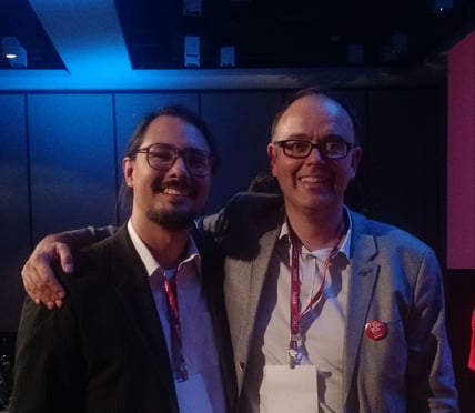 Hugo Pinto e Mark Master no FIC 2016