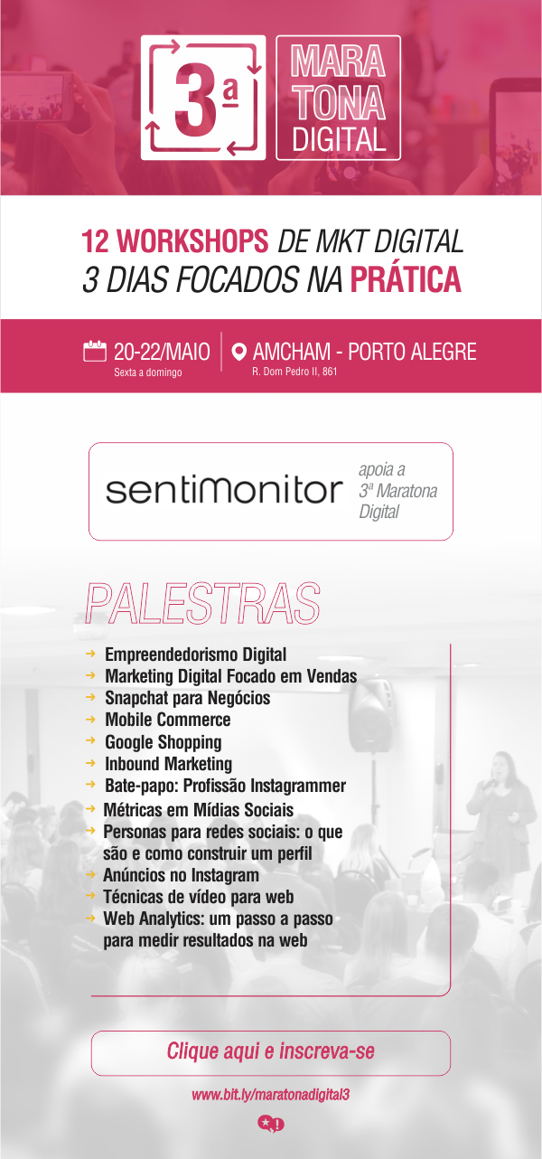 Sentimonitor e Fabulosa Ideia maratona digital