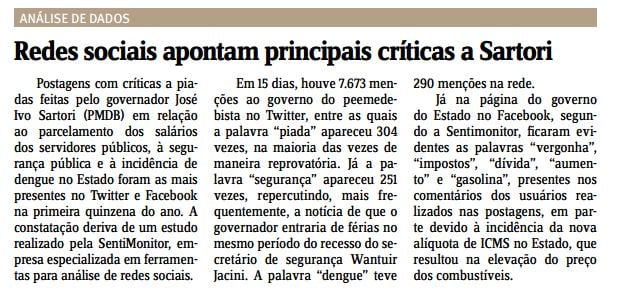 Matéria Jornal do Comércio