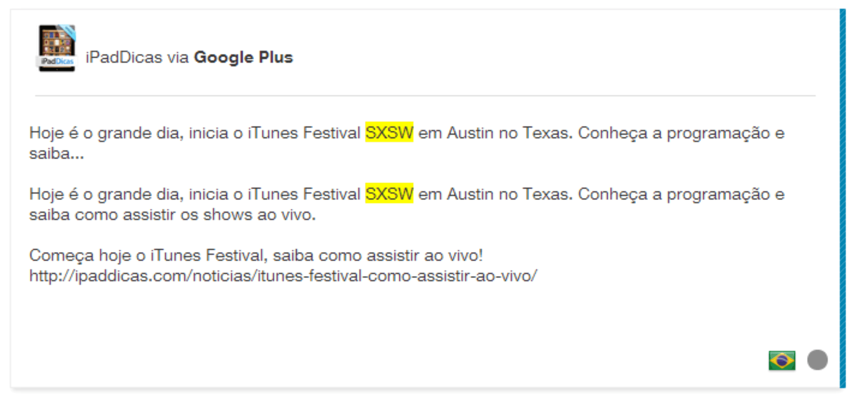 coment itunes festival