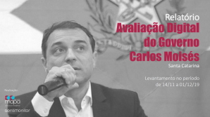 Avaliação Do Governo Carlos Moisés (SC)